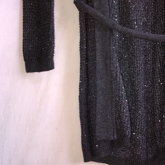 Victoria’s Secret Pavement Grey Sequined Cardigan/Robe - Picture 4 of 6